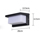 Schwarze & Weiße Außenwandleuchte