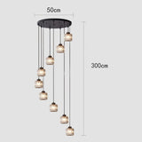 Kristall Vintage Treppe Kronleuchter