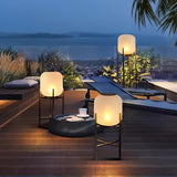 Laterne Solar Stehleuchte für Draußen