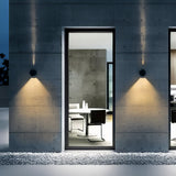 Moderne Runde Glas IP65 Wasserdichte Wandleuchte für draußen