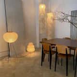 Stehlampe aus Reispapier