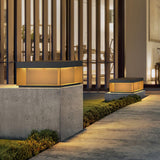 Schwarzes Feld für Außenleuchten