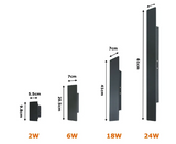 Wasserdichte LED-Streifen-Wandleuchte