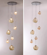 Moderner Treppenkronleuchter