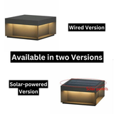 Schwarzes Feld für Außenleuchten