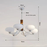 3/5 Kopf Bauhaus-Kronleuchter